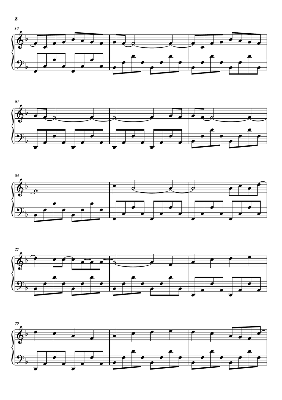 In My Blood In My Blood Piano Solo scores gallery preview page 2