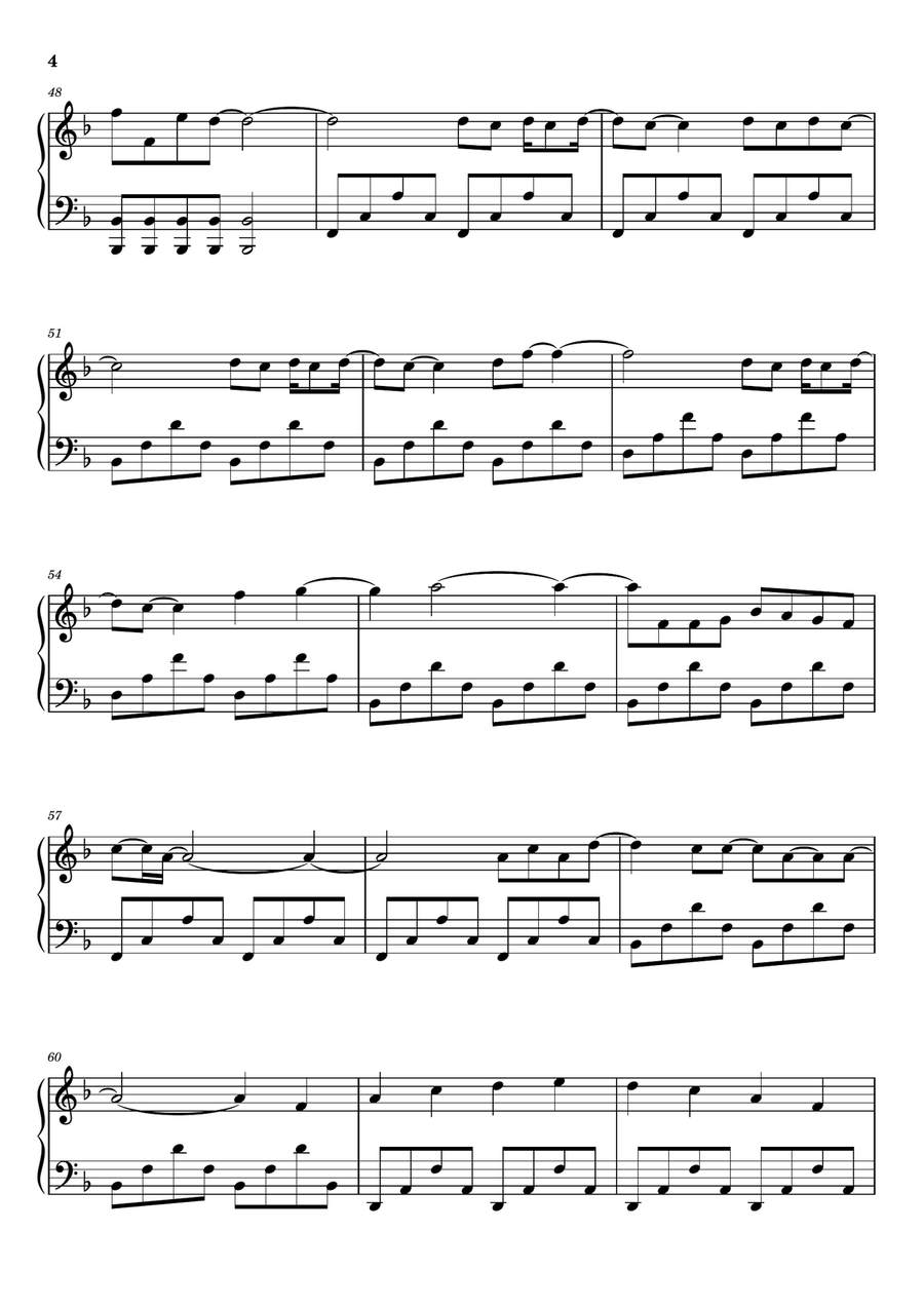 In My Blood In My Blood Piano Solo scores gallery preview page 4