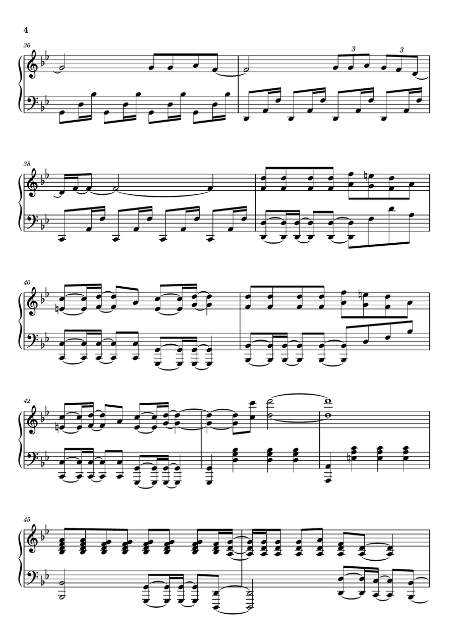 Blow Your Mind (Mwah) Blow Your Mind (Mwah) Piano Solo scores gallery preview page 4