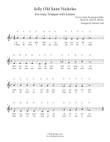 Jolly Old Saint Nicholas for Trumpet
