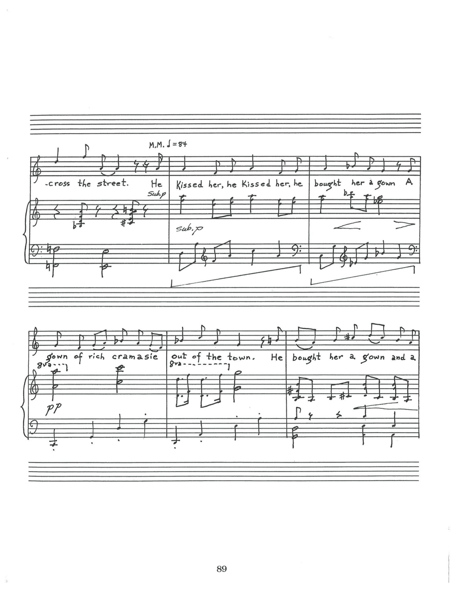 Down In Yonder Meadow Down In Yonder Meadow Piano, Vocal scores gallery preview page 4