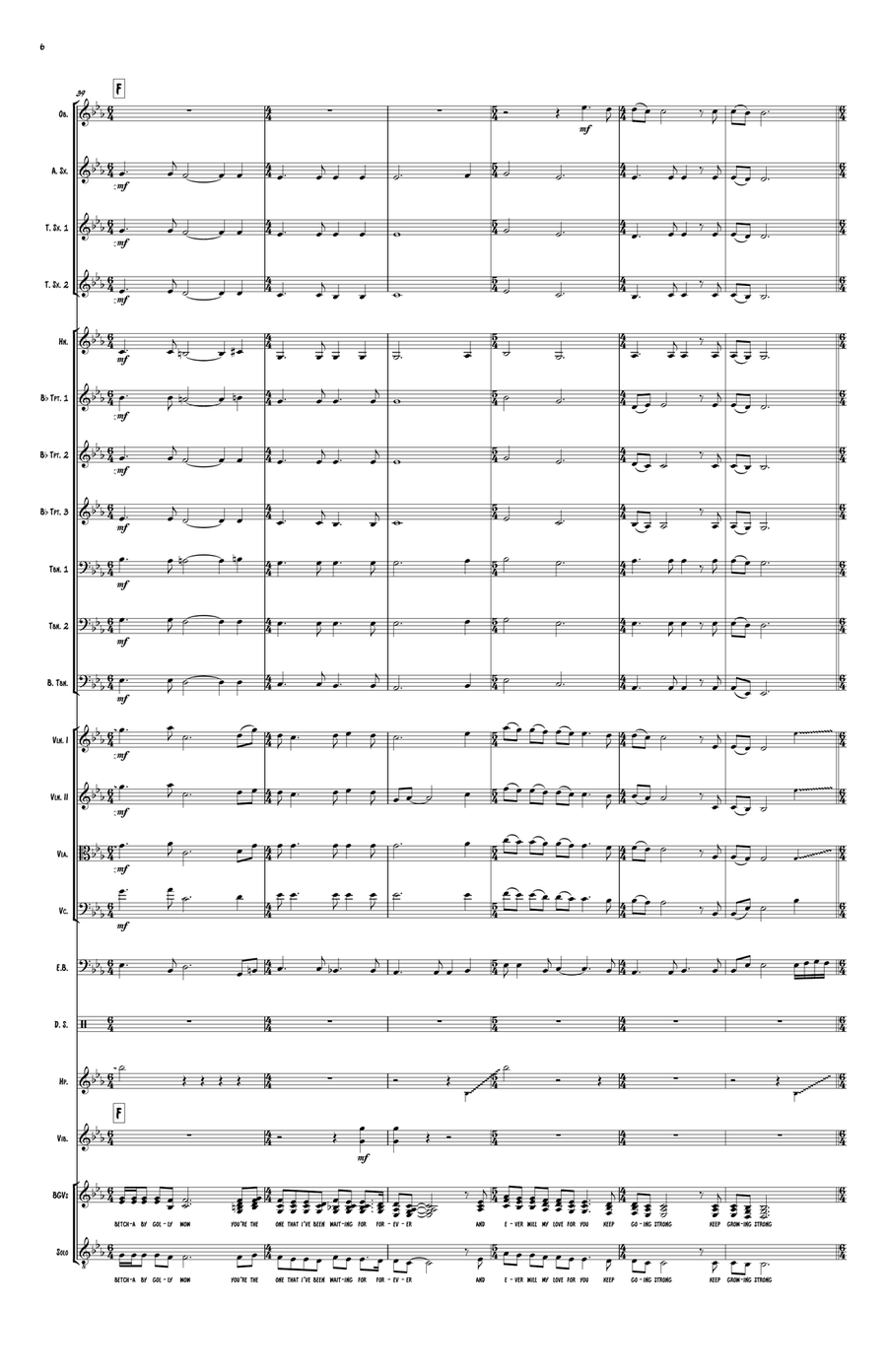 Betcha By Golly Wow Chamber Orchestra scores gallery preview page 6