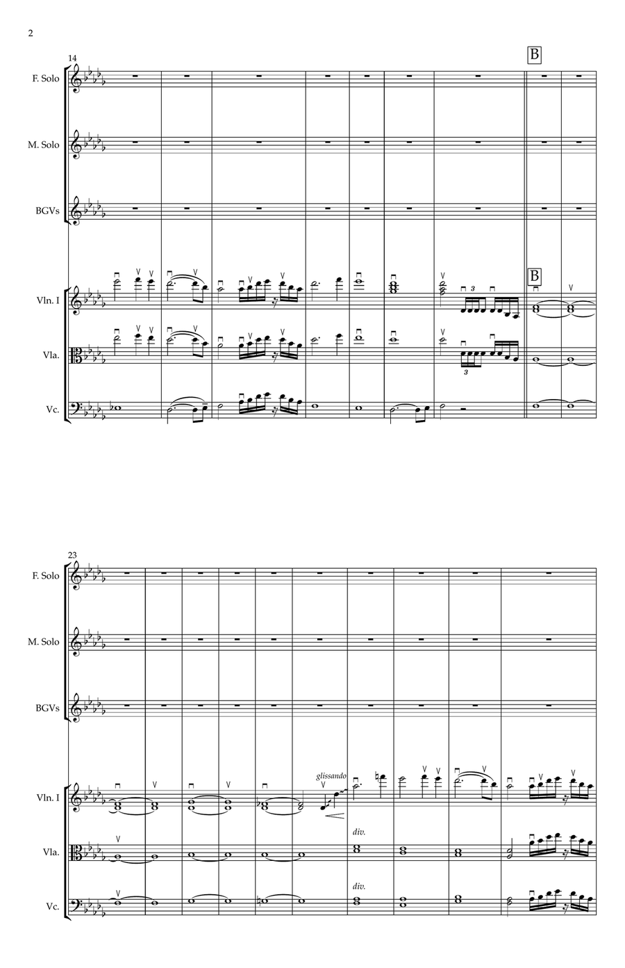 Someday We'll Be Together Chamber Orchestra scores gallery preview page 2