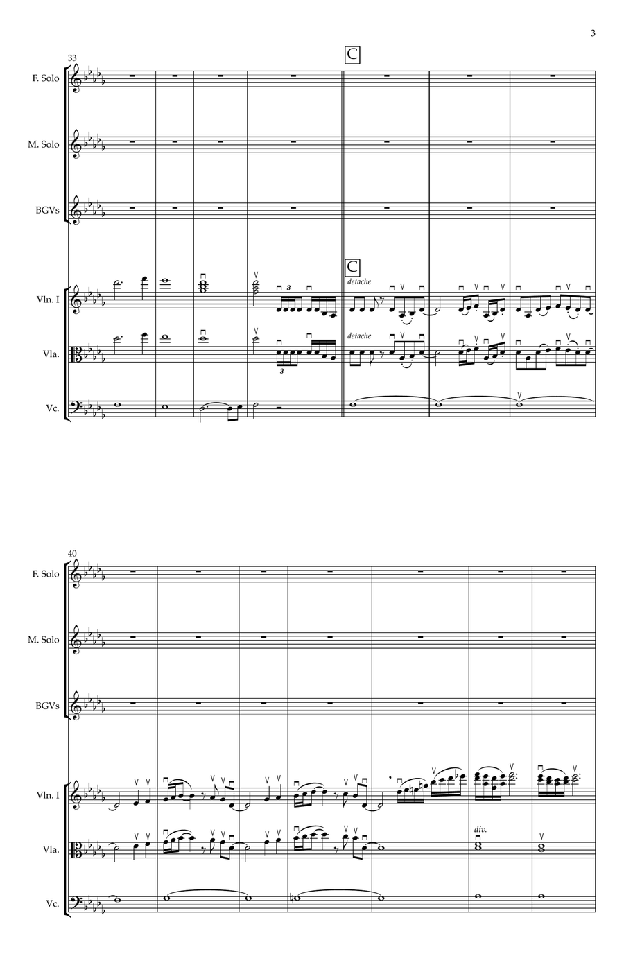 Someday We'll Be Together Chamber Orchestra scores gallery preview page 3