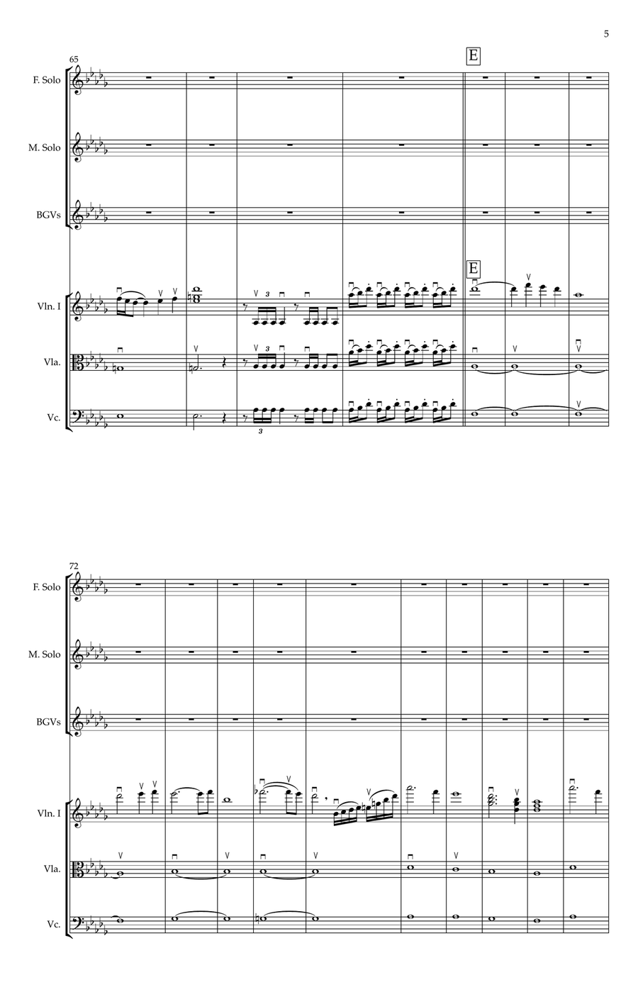 Someday We'll Be Together Chamber Orchestra scores gallery preview page 5