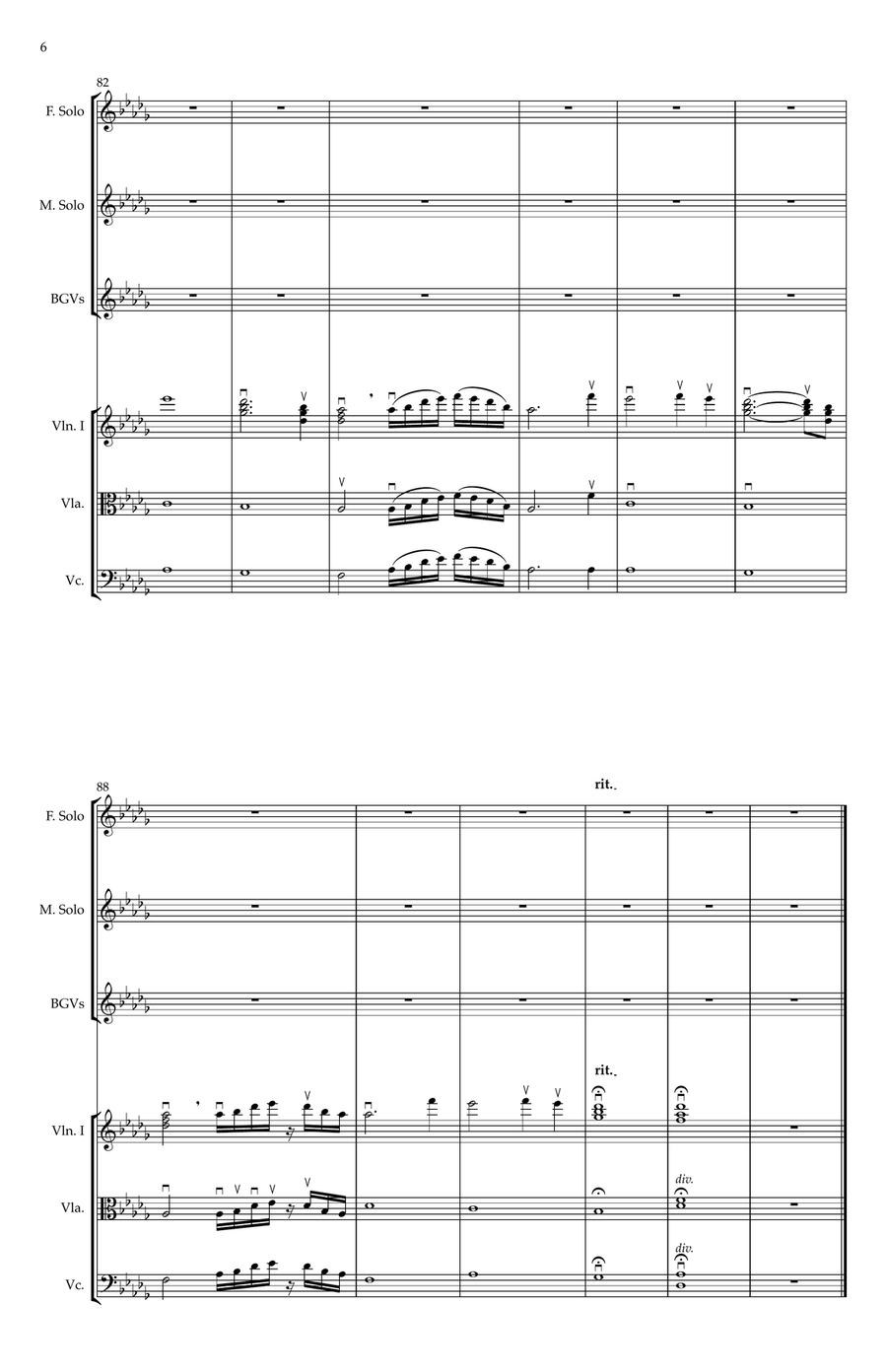 Someday We'll Be Together Chamber Orchestra scores gallery preview page 6