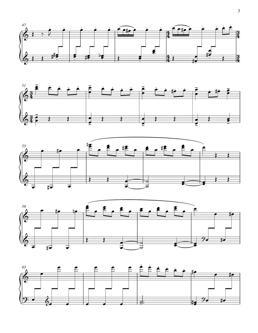 La Campanella Piano Solo scores gallery preview page 3