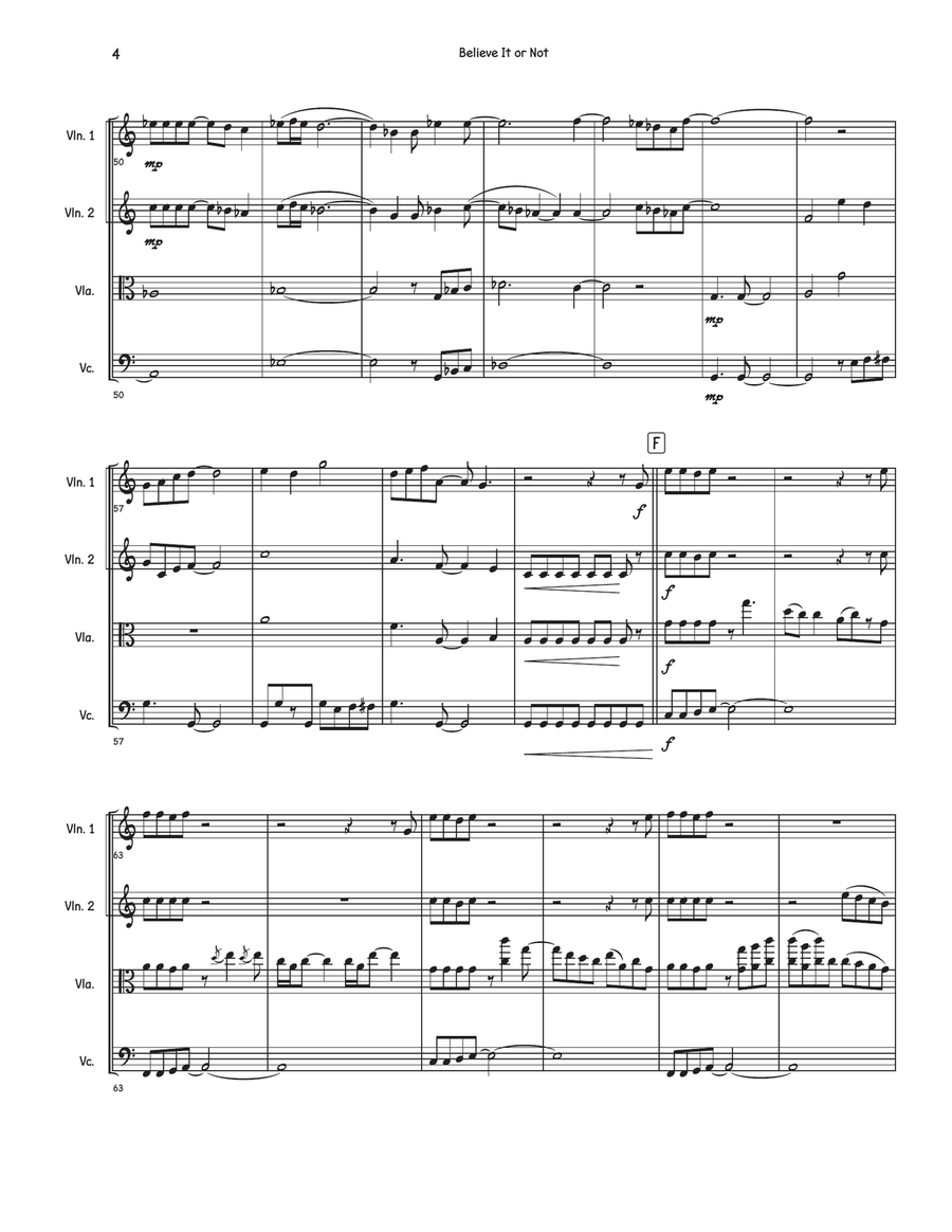 Believe It Or Not (Theme From 