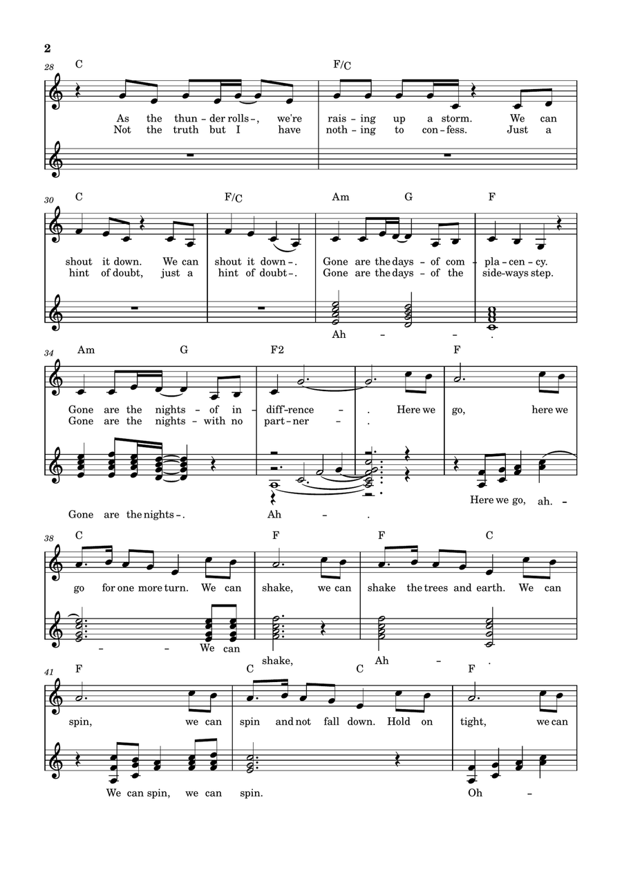 Dancing In The Storm Dancing In The Storm 3-Part scores gallery preview page 2