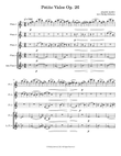 Petite Valse Op. 26 for Flute Quartet with Optional Alto Flute