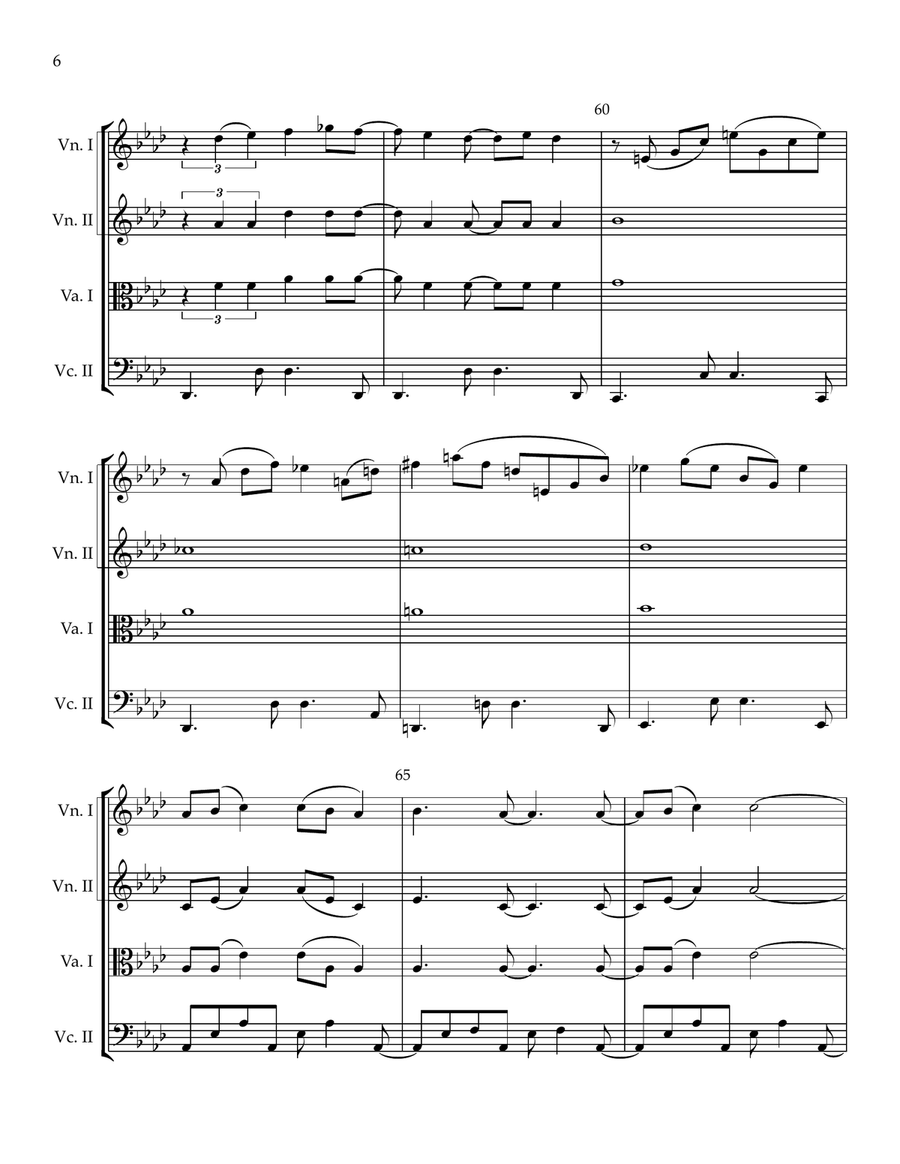 Linus And Lucy Linus And Lucy String Quartet scores gallery preview page 6
