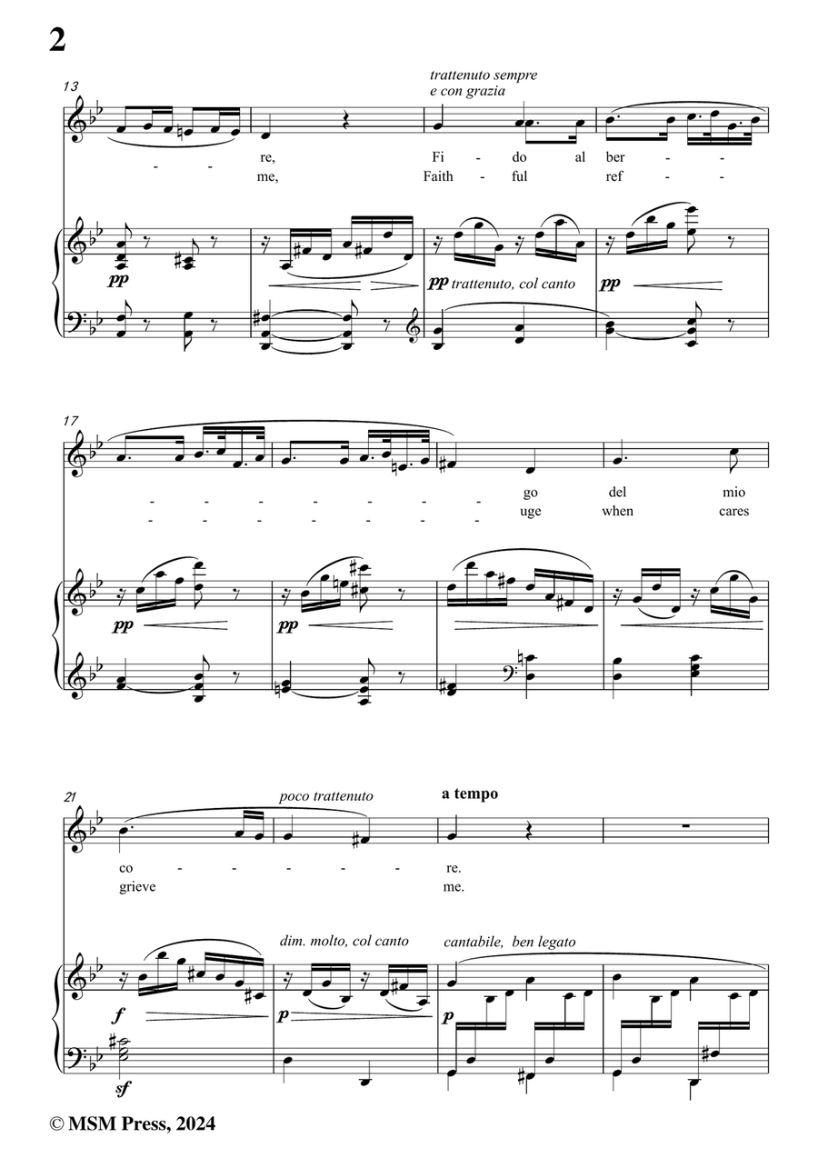 Caldara-Selve amiche,in g minor Piano, Vocal scores gallery preview page 4