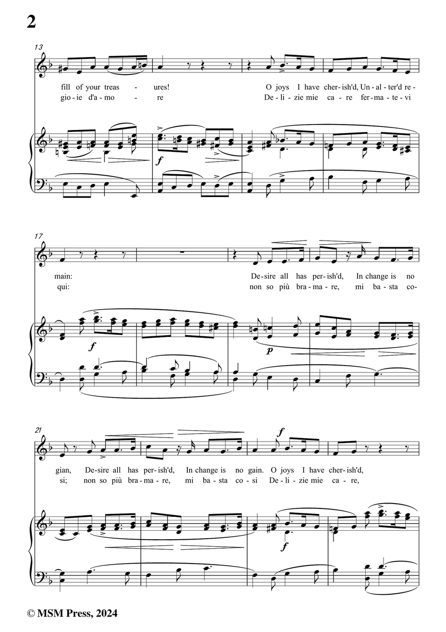 Cavalli-Delizie contente,in d minor Piano, Vocal scores gallery preview page 4