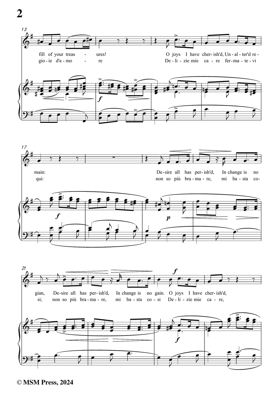Cavalli-Delizie contente,in e minor Piano, Vocal scores gallery preview page 4