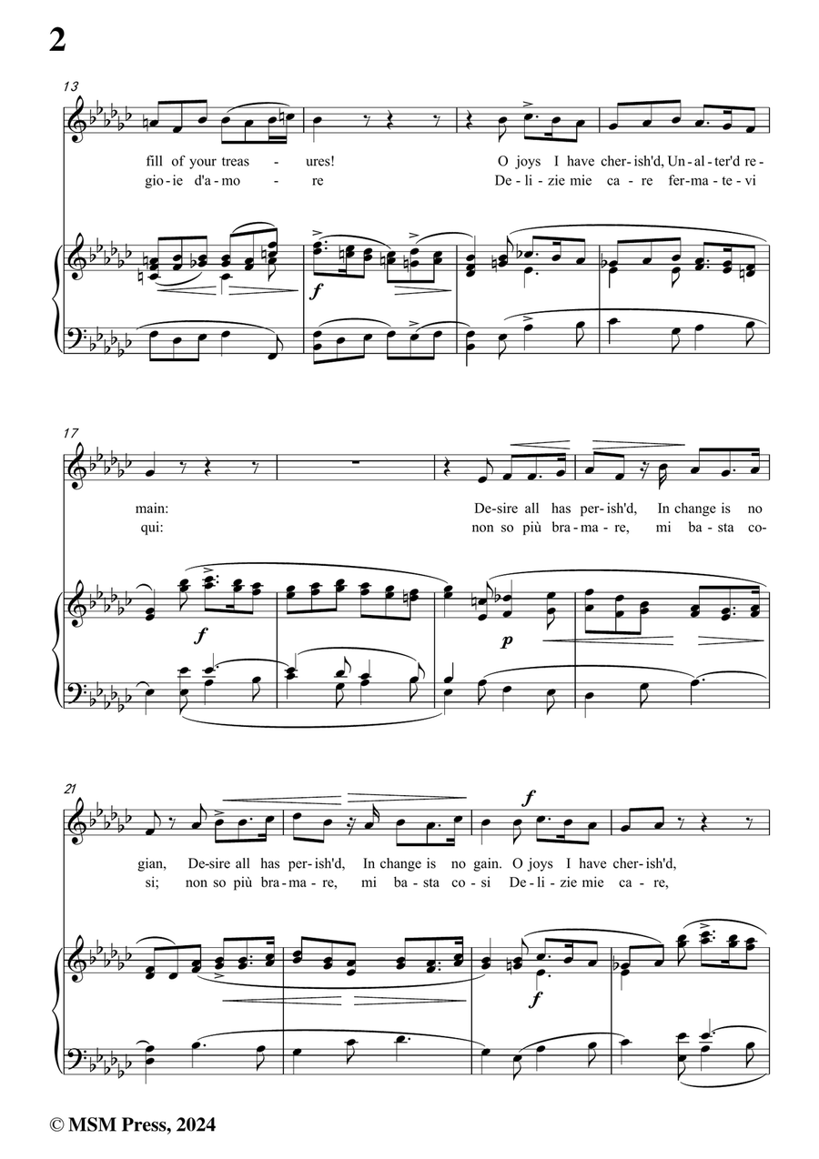 Cavalli-Delizie contente,in e flat minor Piano, Vocal scores gallery preview page 4