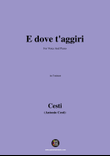 Cesti-E dove taggiri,from Il Pomo doro,in f minor