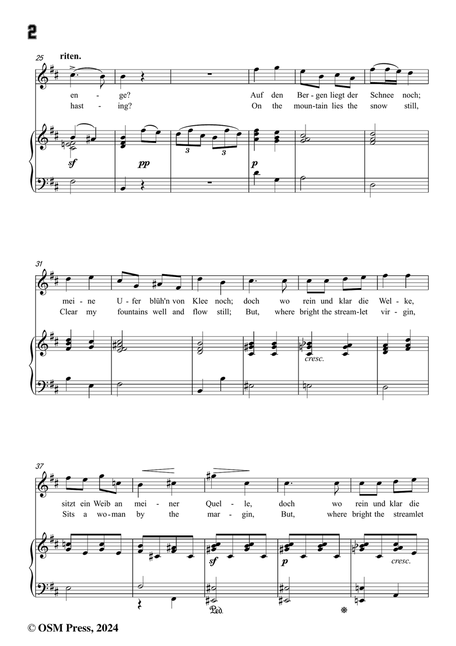 Chopin-Smutna rzeka,in b minor Piano, Vocal scores gallery preview page 4