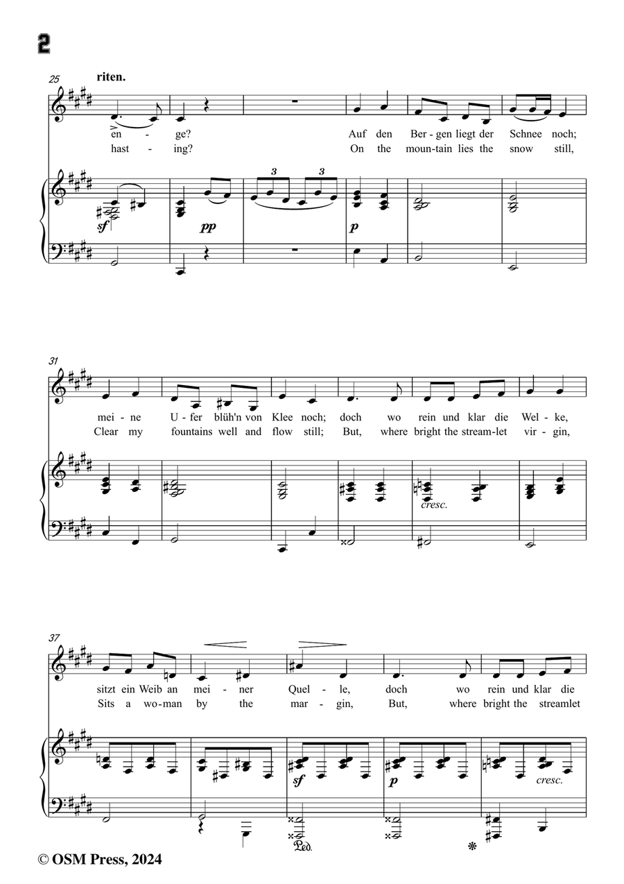 Chopin-Smutna rzeka,in c sharp minor Piano, Vocal scores gallery preview page 4