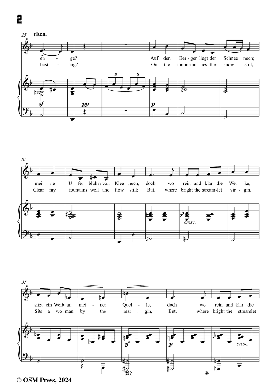 Chopin-Smutna rzeka,in d minor Piano, Vocal scores gallery preview page 4