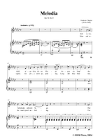 Chopin-Melodia,in e flat minor Piano, Vocal scores gallery preview page 3