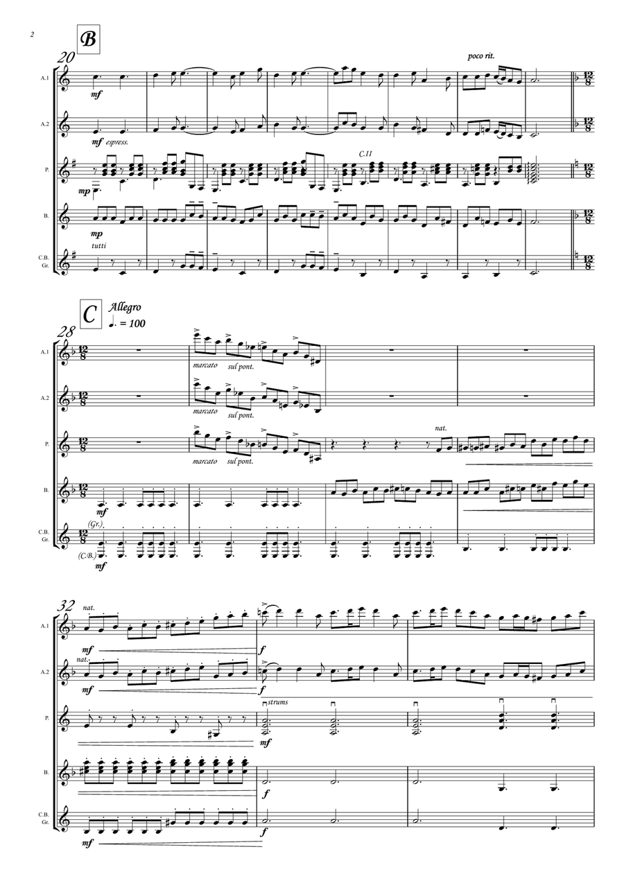 How to train your dragon OST Guitar Ensemble scores gallery preview page 2