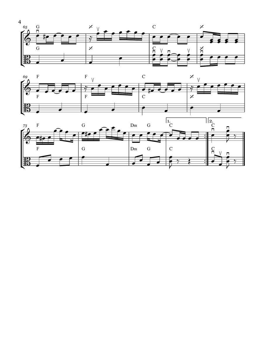 The Entertainer The Entertainer String Duet scores gallery preview page 4