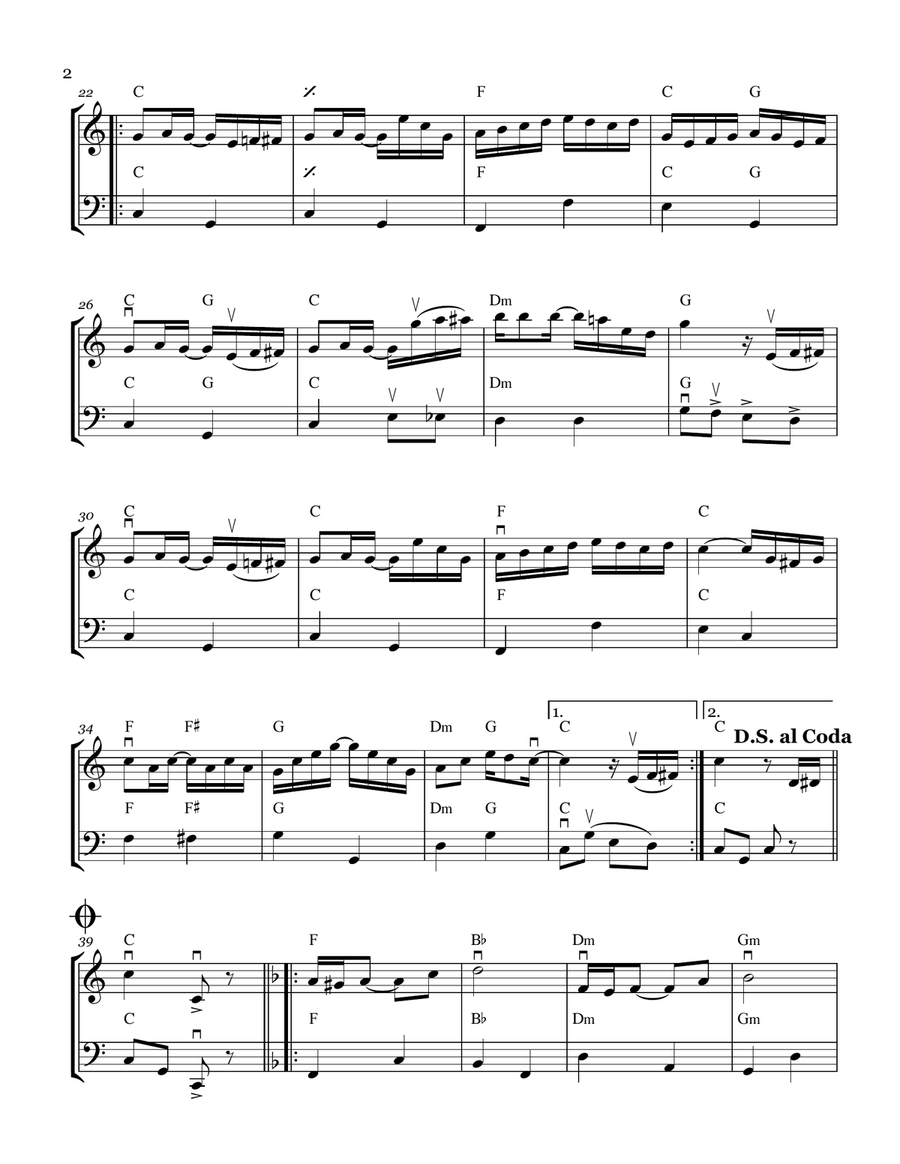 The Entertainer The Entertainer String Duet scores gallery preview page 2