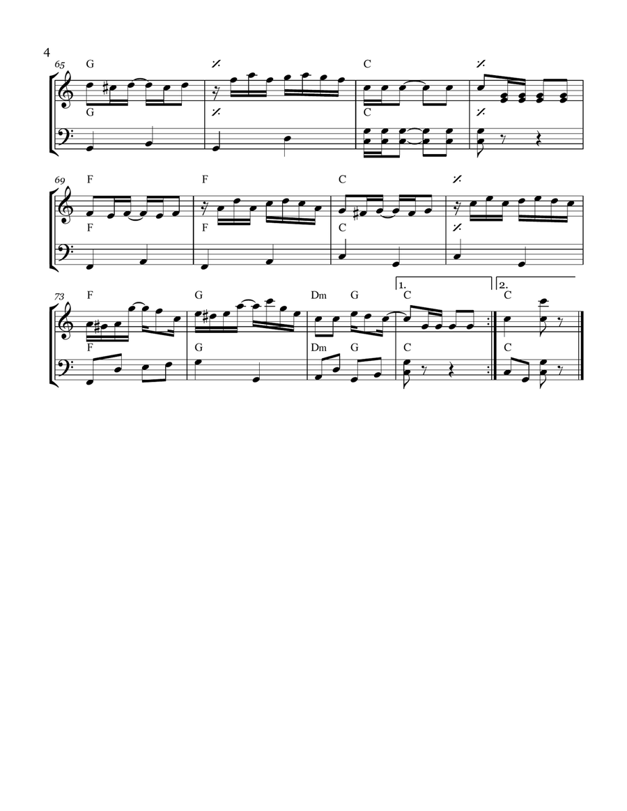The Entertainer The Entertainer String Duet scores gallery preview page 4