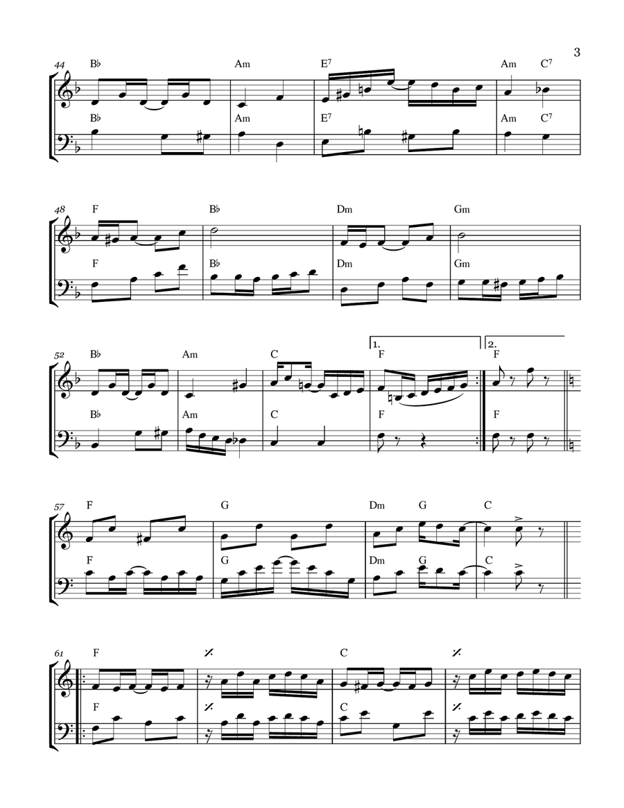 The Entertainer The Entertainer Brass Duet scores gallery preview page 3