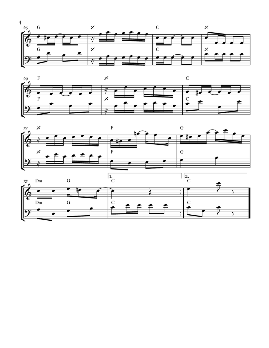 The Entertainer The Entertainer Brass Duet scores gallery preview page 4