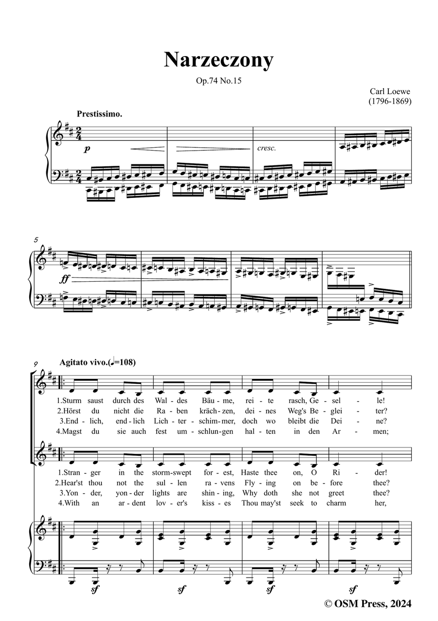 Chopin-Narzeczony,in b minor Piano, Vocal scores gallery preview page 3