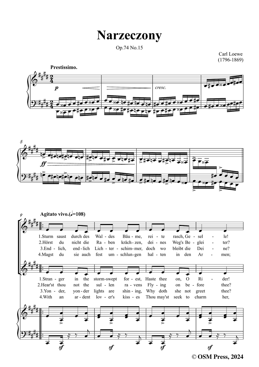 Chopin-Narzeczony,in c sharp minor Piano, Vocal scores gallery preview page 3