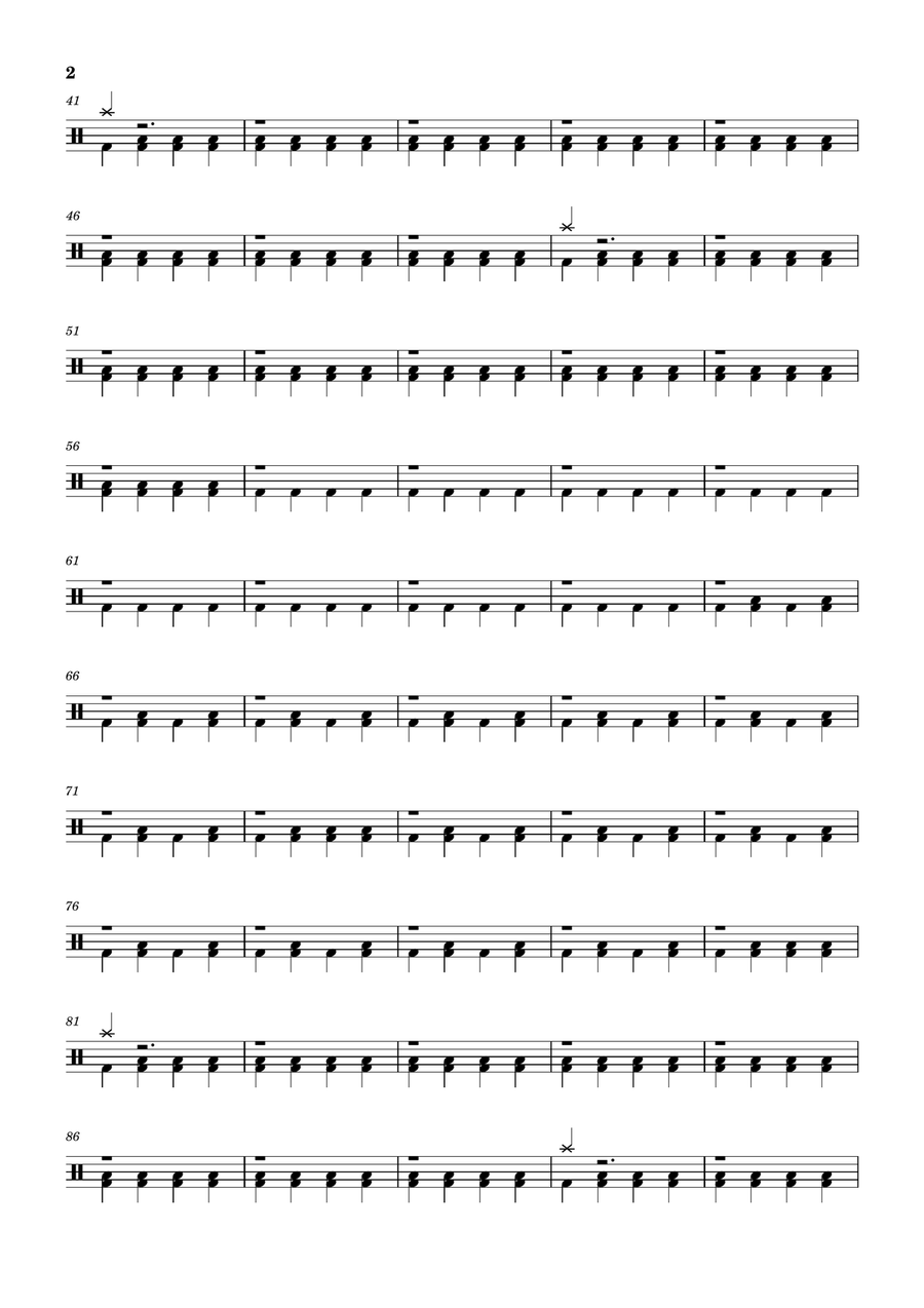 Viva La Vida Drum Set scores gallery preview page 2