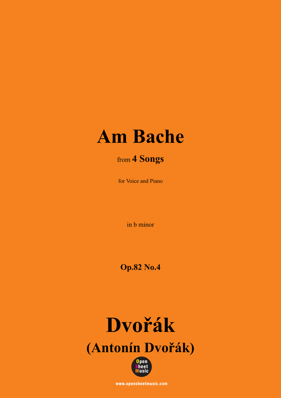 A. Dvořák-Am Bache,in b minor Piano, Vocal scores gallery preview page 1