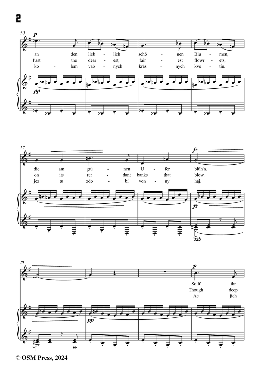 A. Dvořák-Am Bache,in e minor Piano, Vocal scores gallery preview page 4