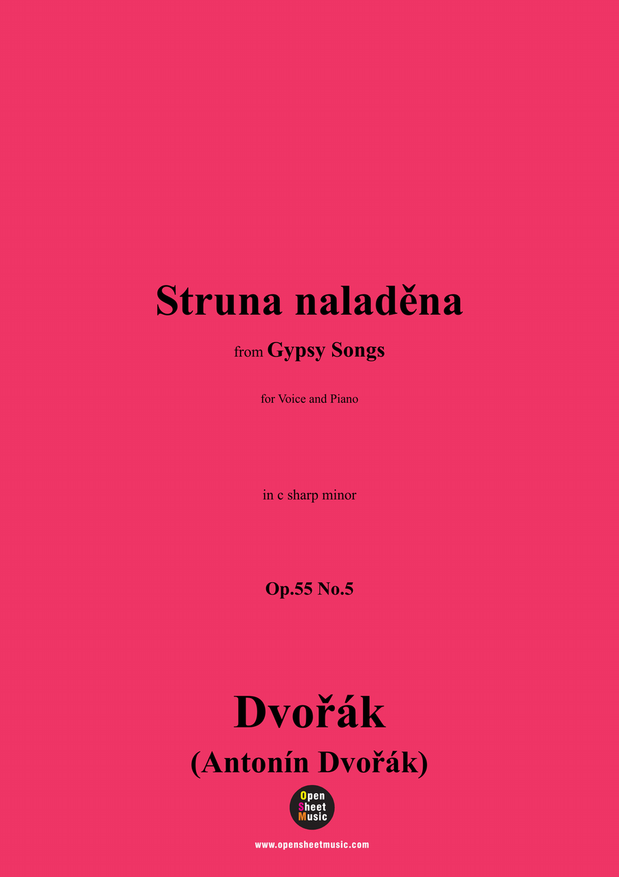 A. Dvořák-Struna naladěna,in c sharp minor Piano, Vocal scores gallery preview page 1