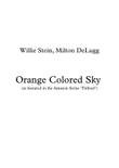 Orange Colored Sky