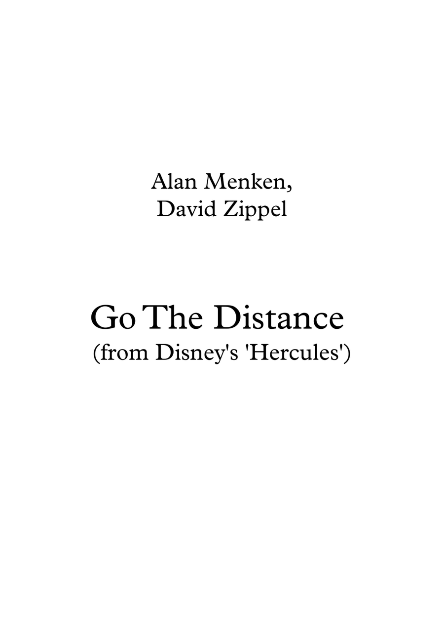 Go The Distance Go The Distance String Quartet scores gallery preview page 1