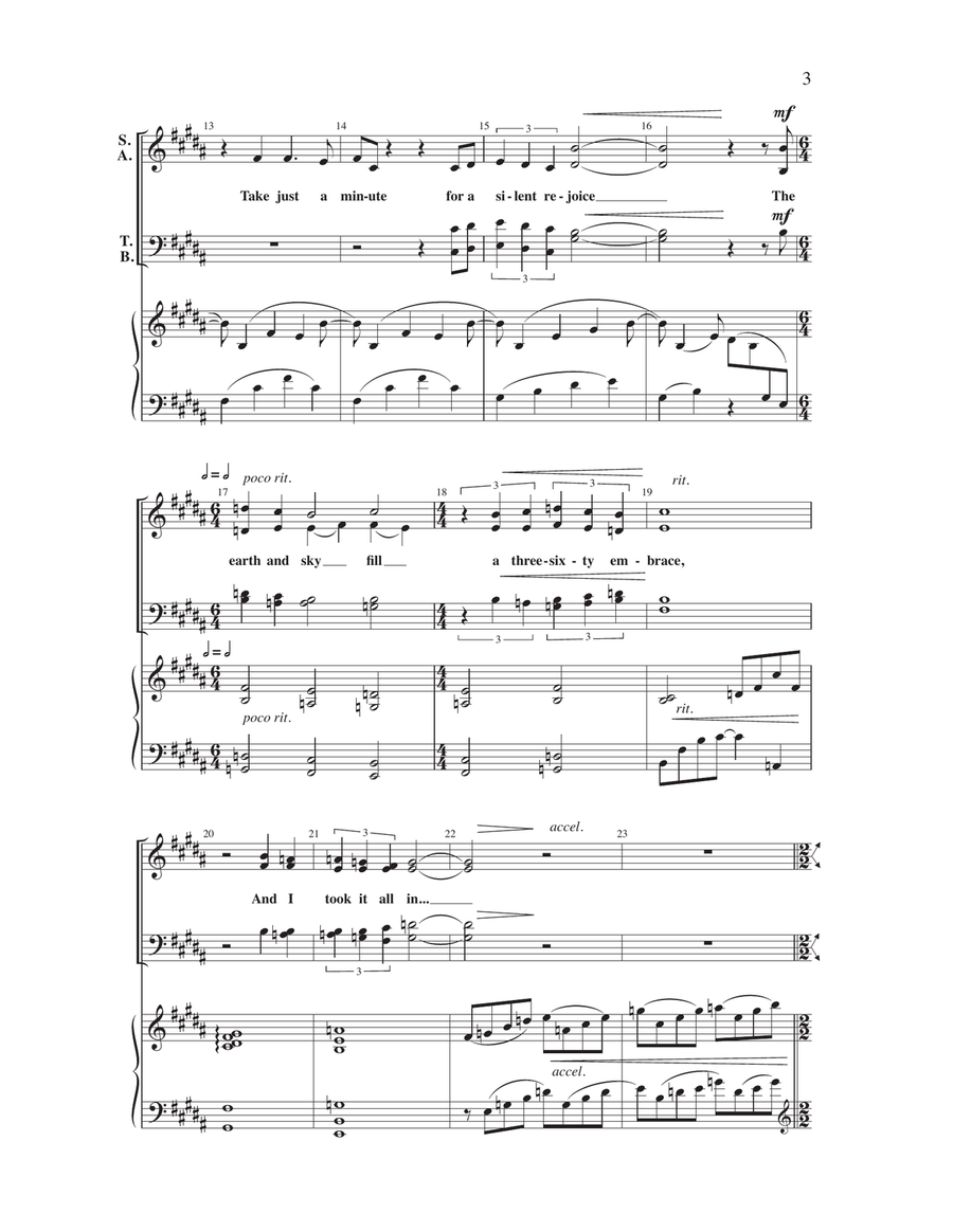 Welcome Back, Your Soul Welcome Back, Your Soul 4-Part scores gallery preview page 2