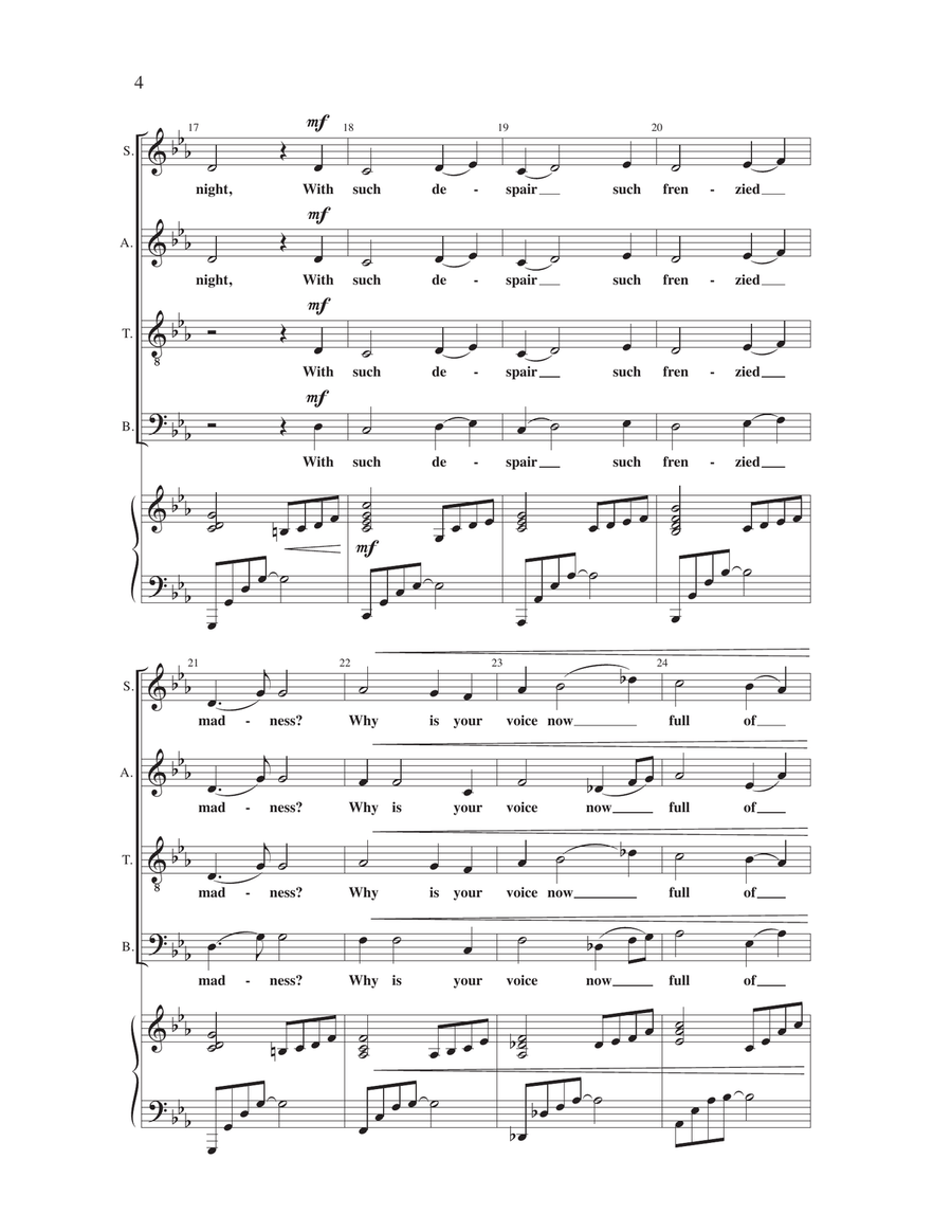 Wind Of Night Wind Of Night 4-Part scores gallery preview page 3