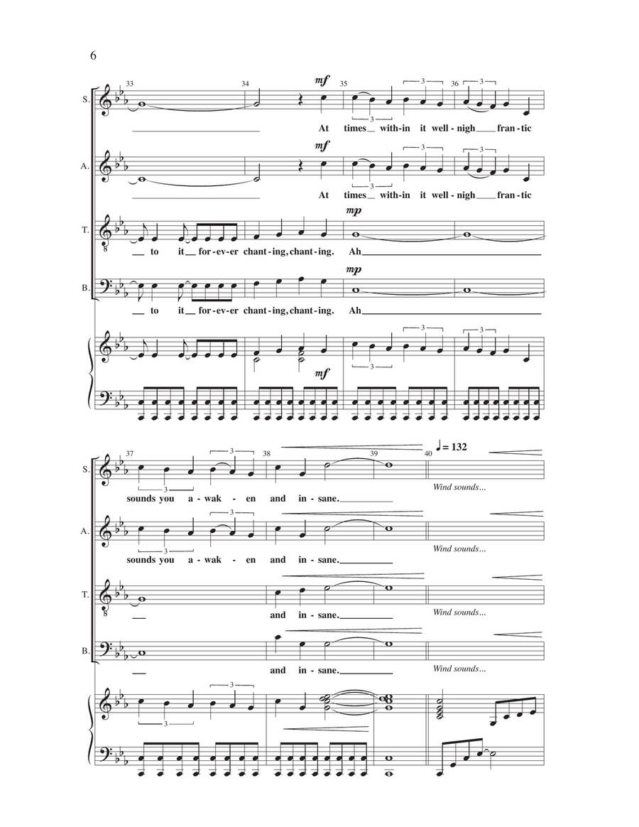 Wind Of Night Wind Of Night 4-Part scores gallery preview page 5