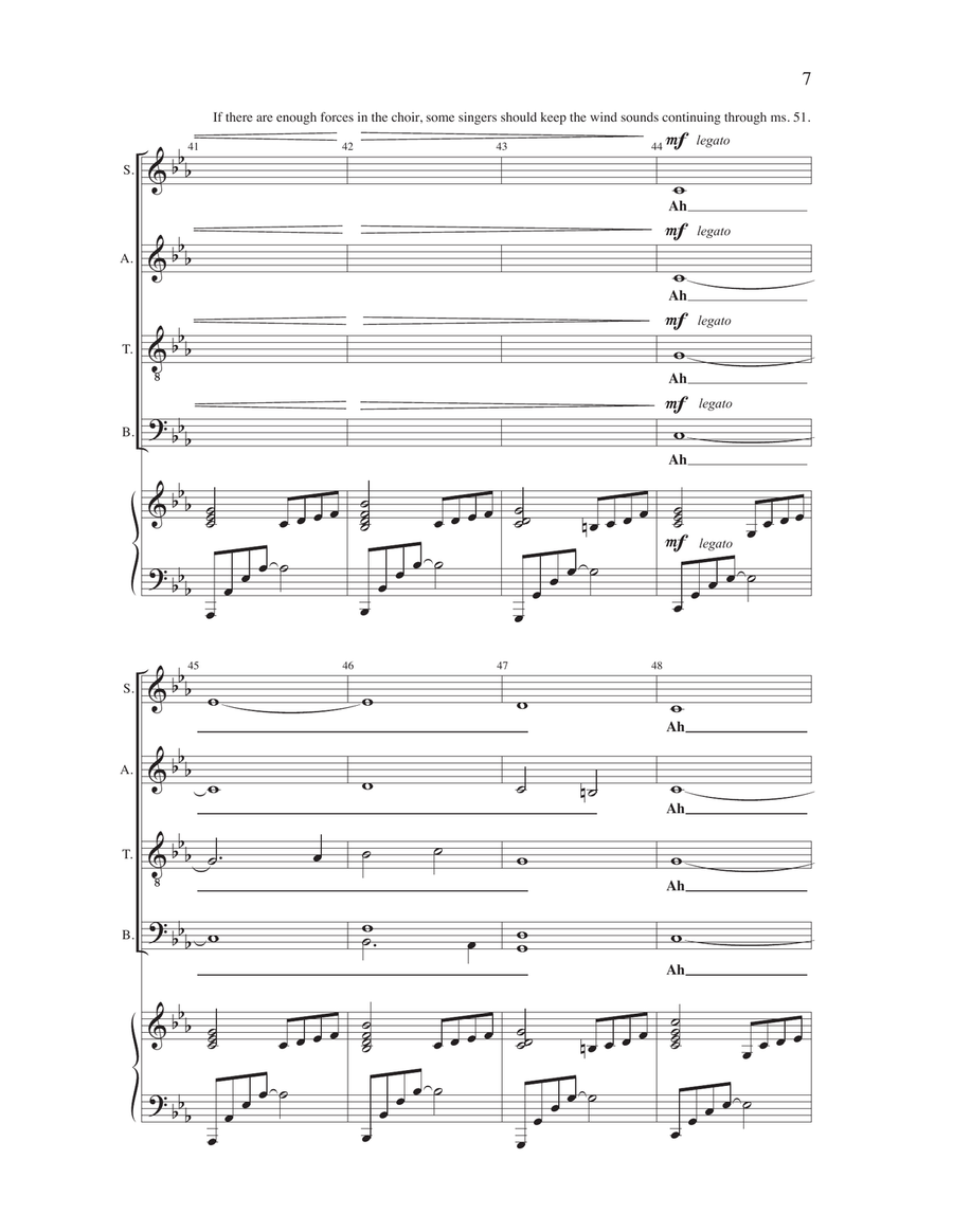 Wind Of Night Wind Of Night 4-Part scores gallery preview page 6