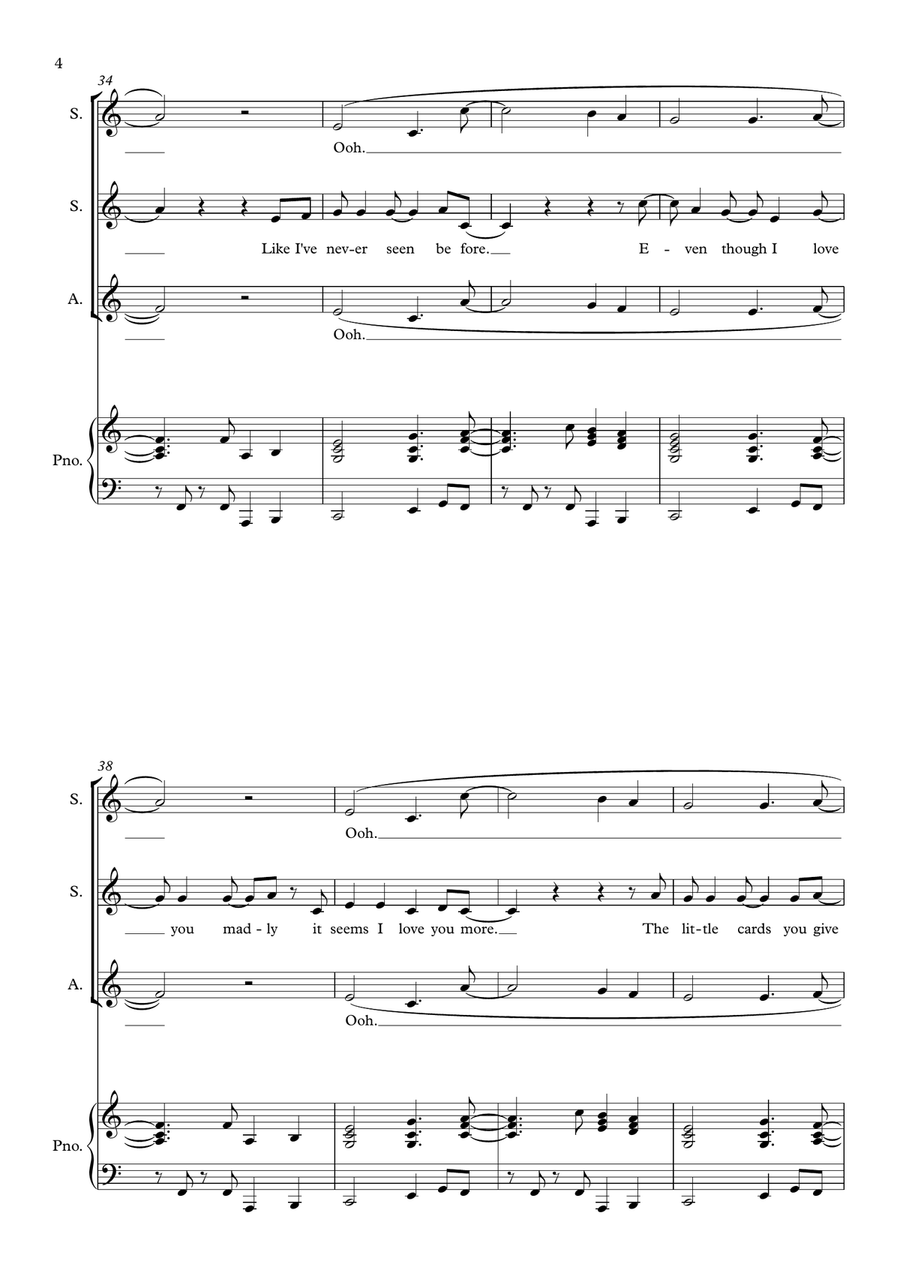 What Christmas Means To Me SSA scores gallery preview page 4