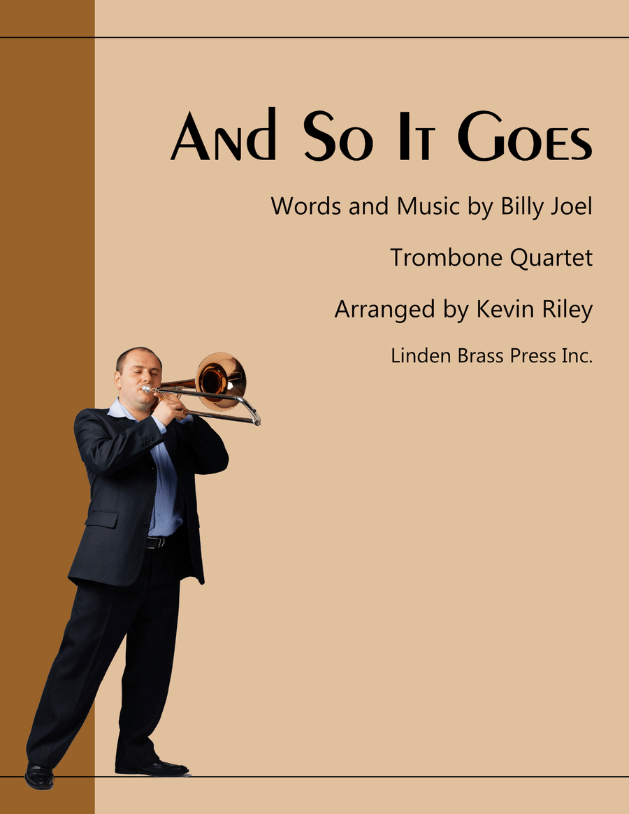 And So It Goes Brass Quartet scores gallery preview page 1
