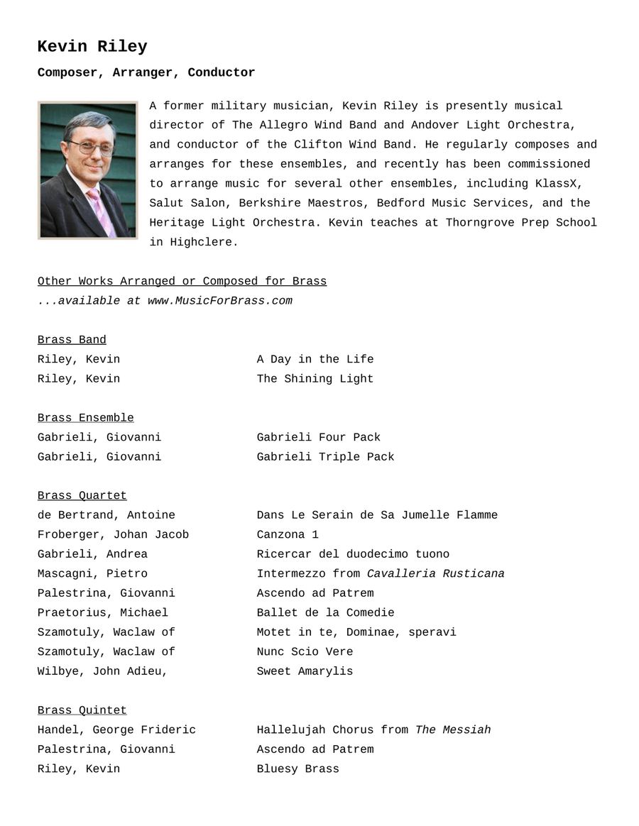 And So It Goes Brass Quartet scores gallery preview page 2