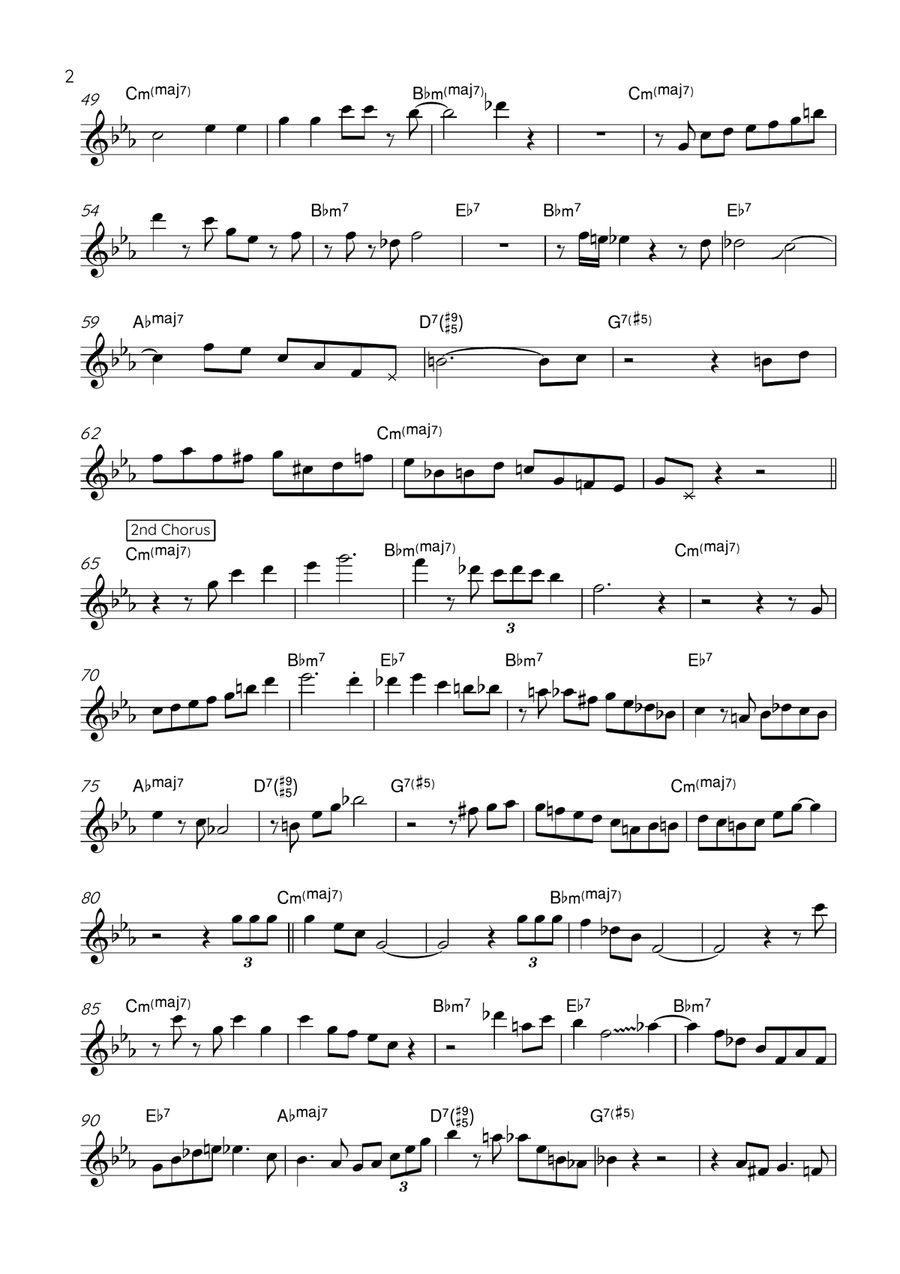 Nica's Dream Nica's Dream Tenor Saxophone scores gallery preview page 2
