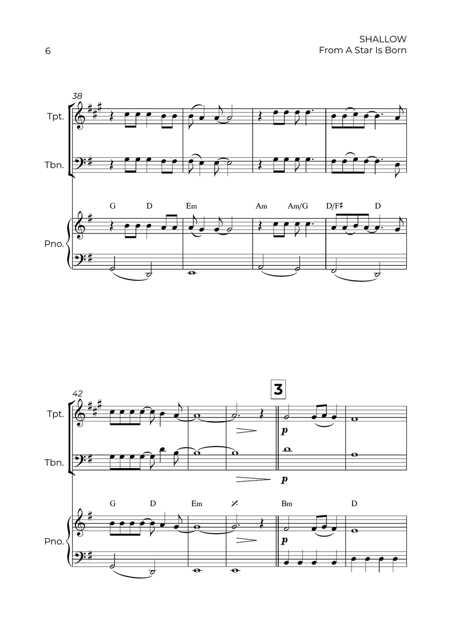 Shallow Shallow Small Ensemble scores gallery preview page 6