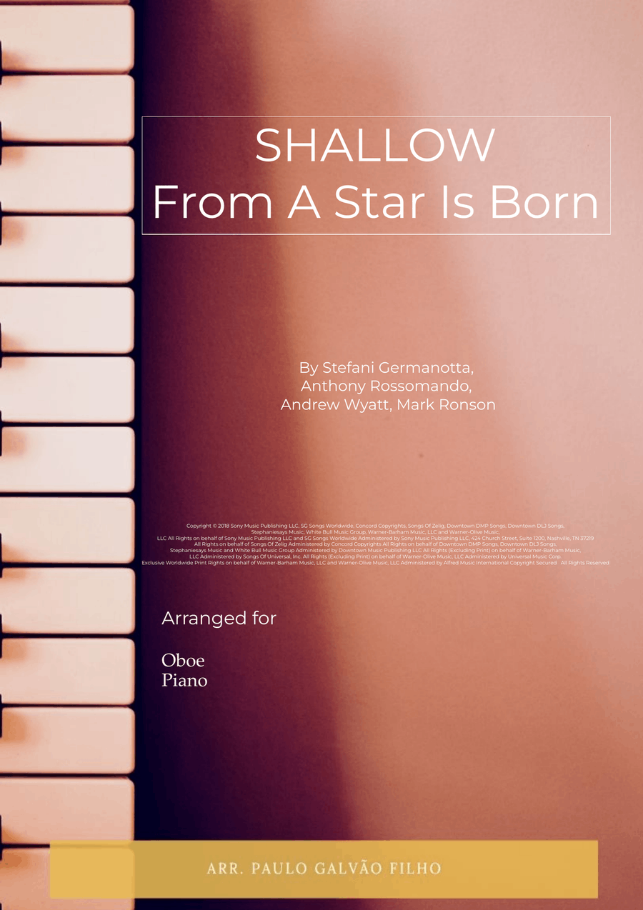 Shallow Shallow Piano scores gallery preview page 1