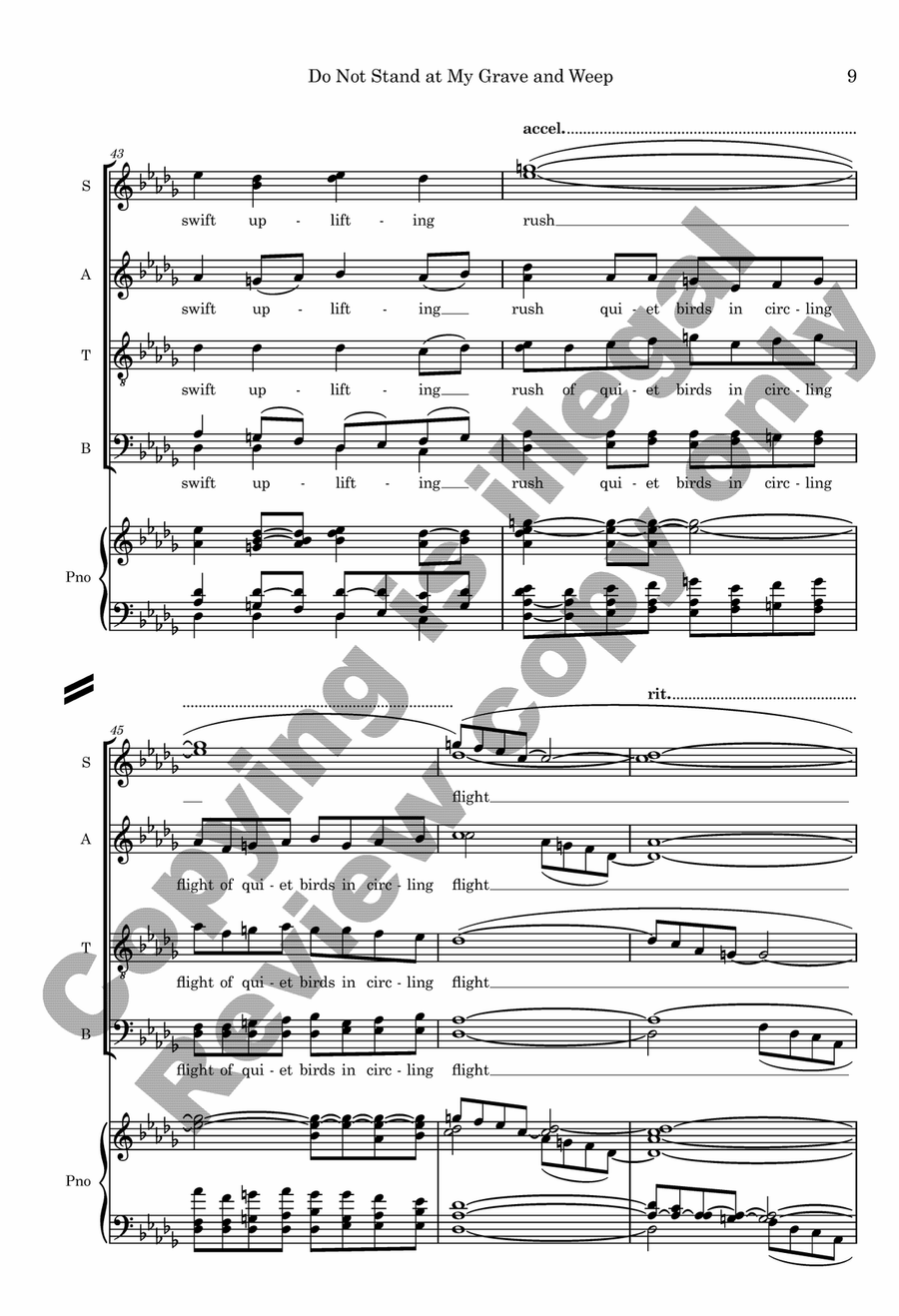 Do Not Stand at My Grave and Weep Divisi scores gallery preview page 9