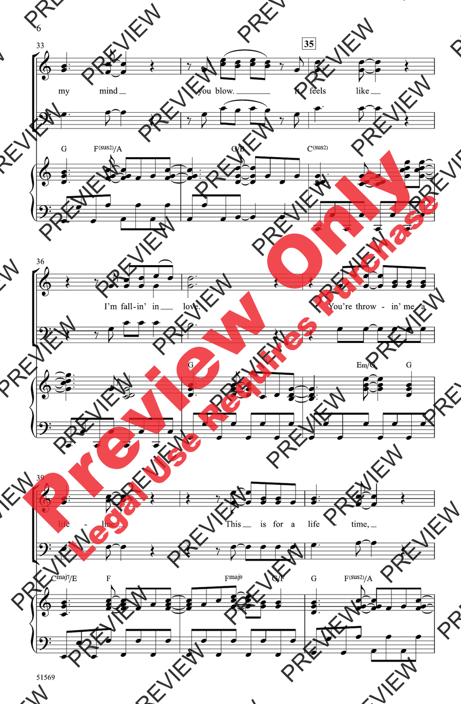 feelslikeimfallinginlove feelslikeimfallinginlove 3-Part scores gallery preview page 6